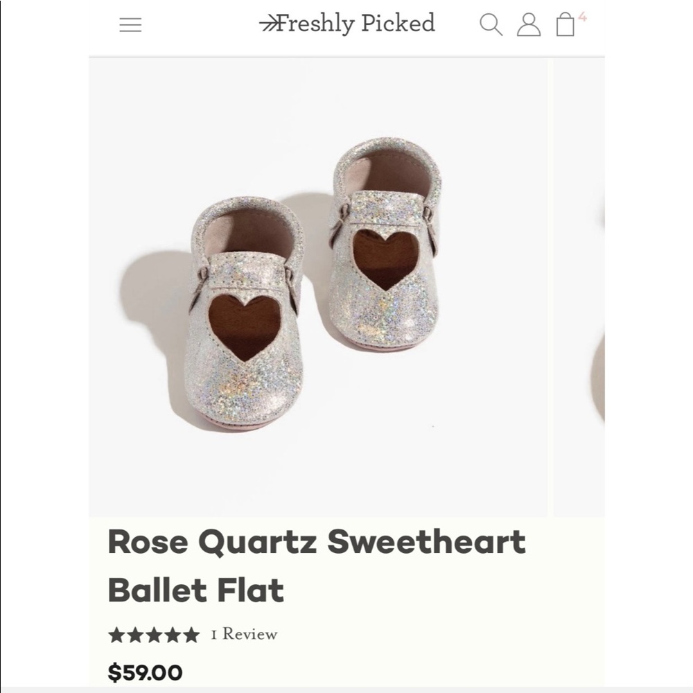 FP Rose Quartz Sweetheart Ballet Flats